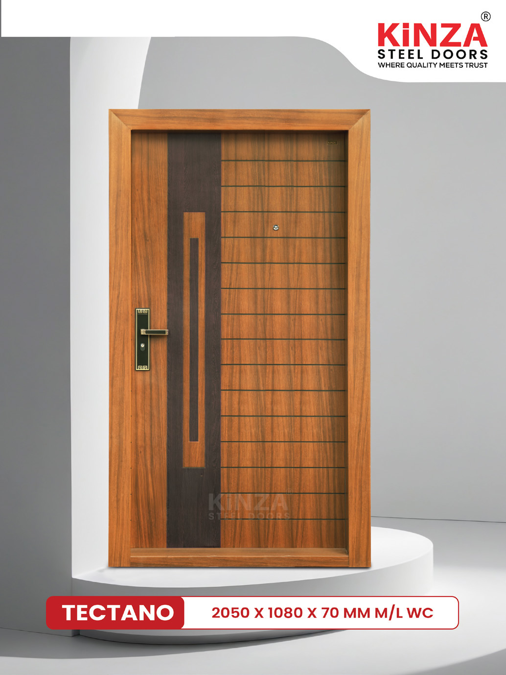 Siddhi Galvalume Steel Entrance Door - Siddhi TECTANO Single Steel Door