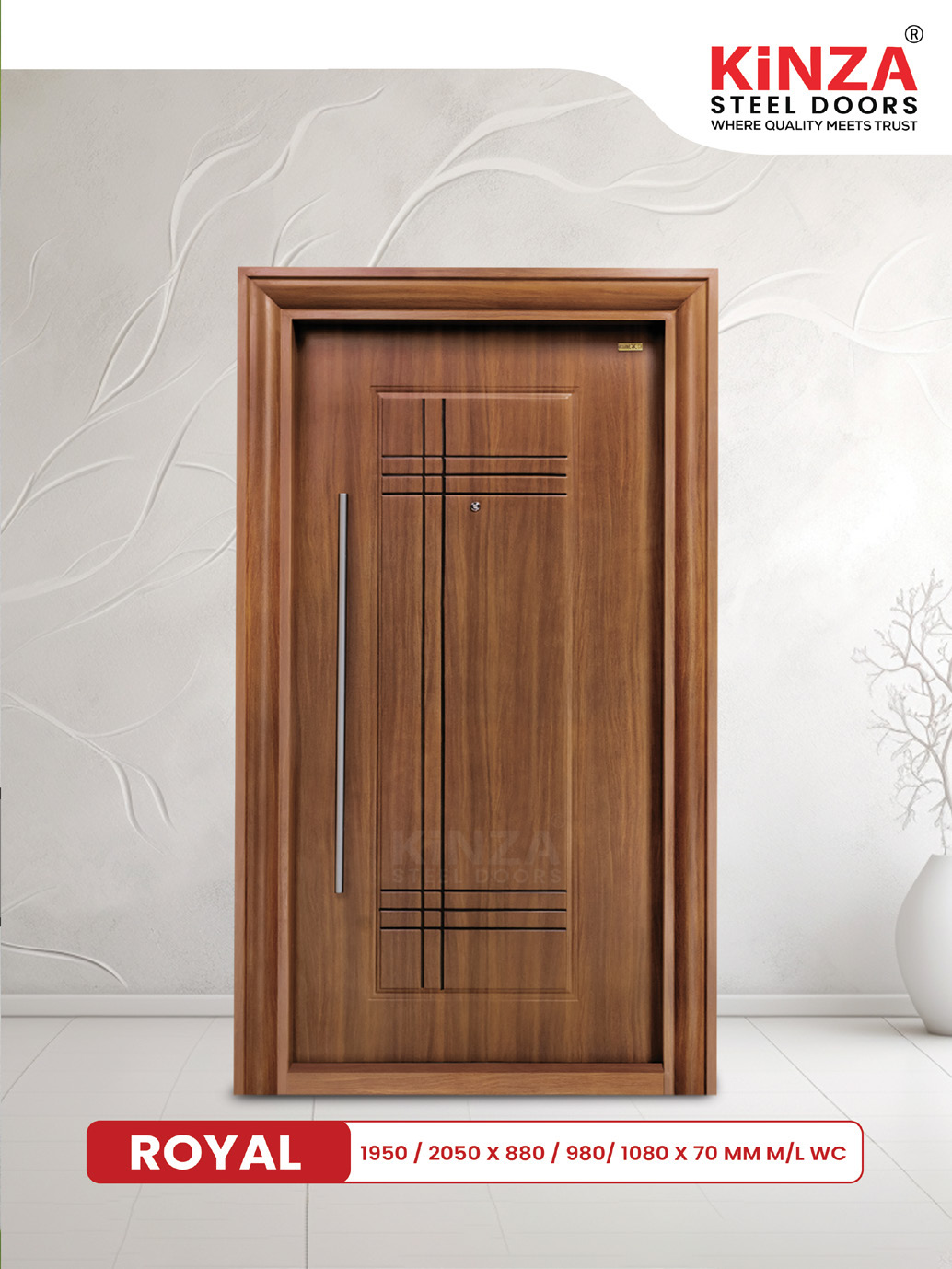 Siddhi ROYAL Double Steel Door thumbnail 2