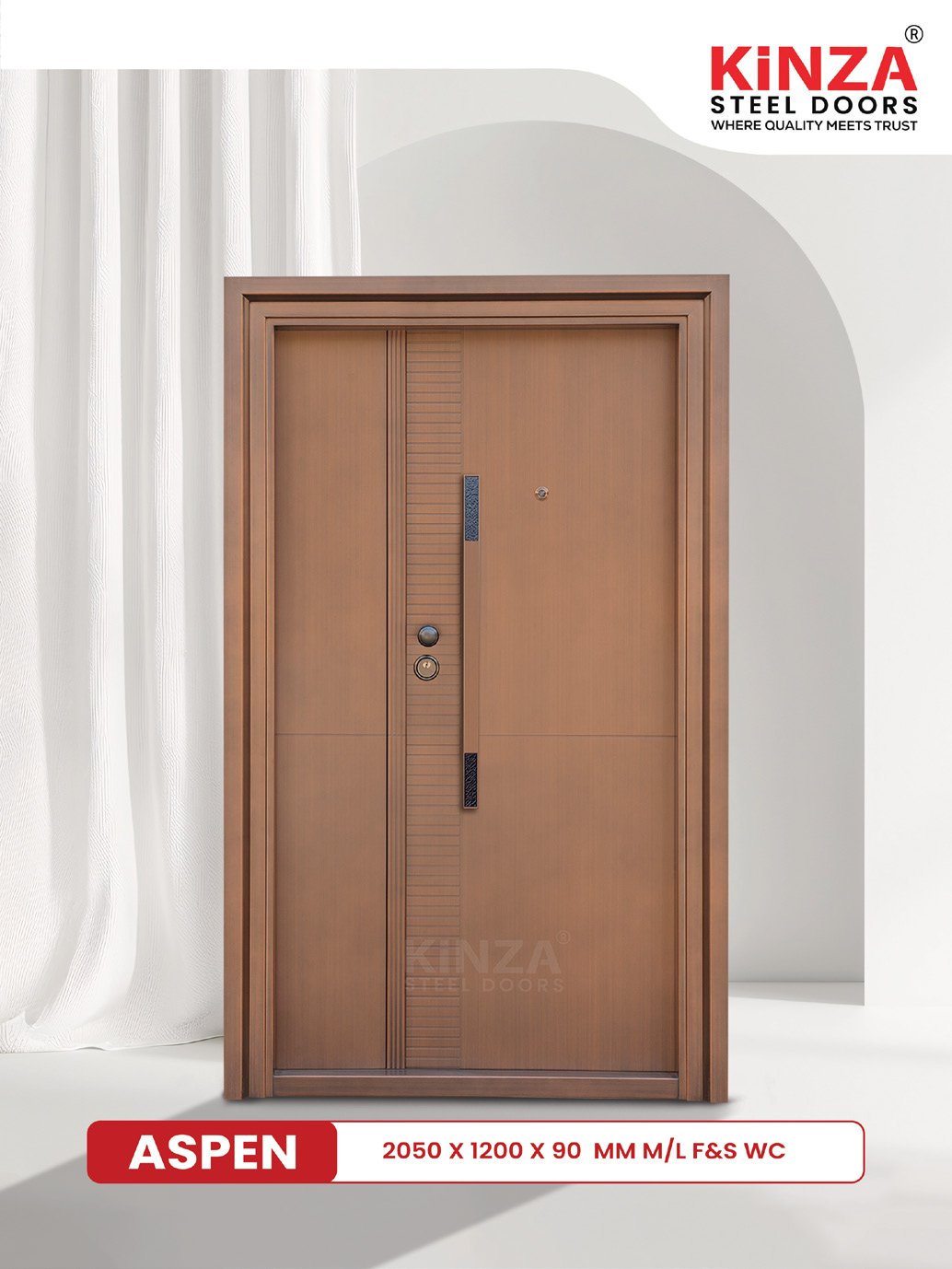 Siddhi SOLIDO Single Woodgrain Door thumbnail 2