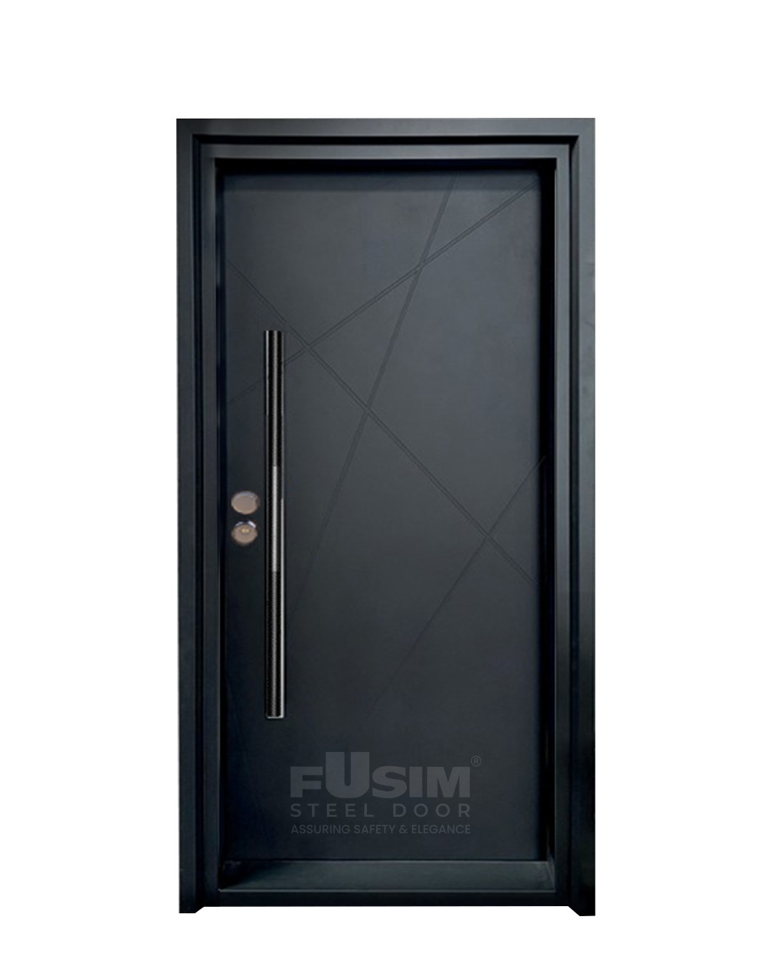 Siddhi Galvalume Steel Entrance Door - Siddhi Emperor 200 Double Model #71