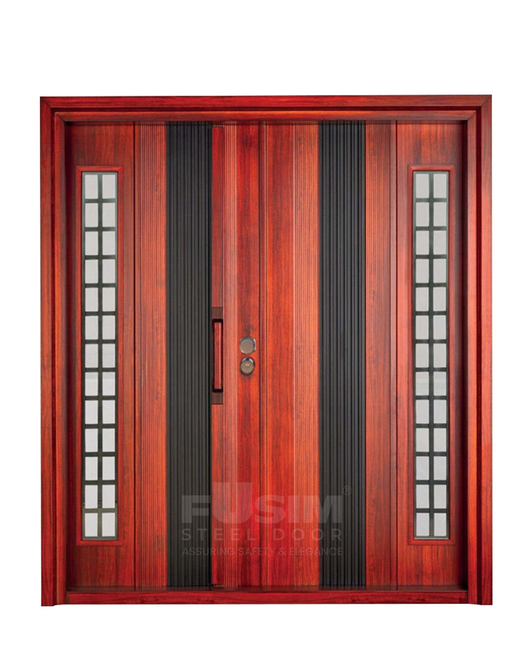 Siddhi Galvalume Steel Entrance Door - Siddhi Emperor Villa Steel Model #73